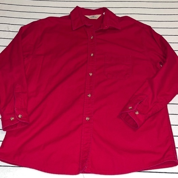 VINTAGE RedHead USA Made Long Sleeve Button Down Shirt Size XL - Picture 1 of 10